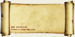 Žaklina Đaković vizit kartica